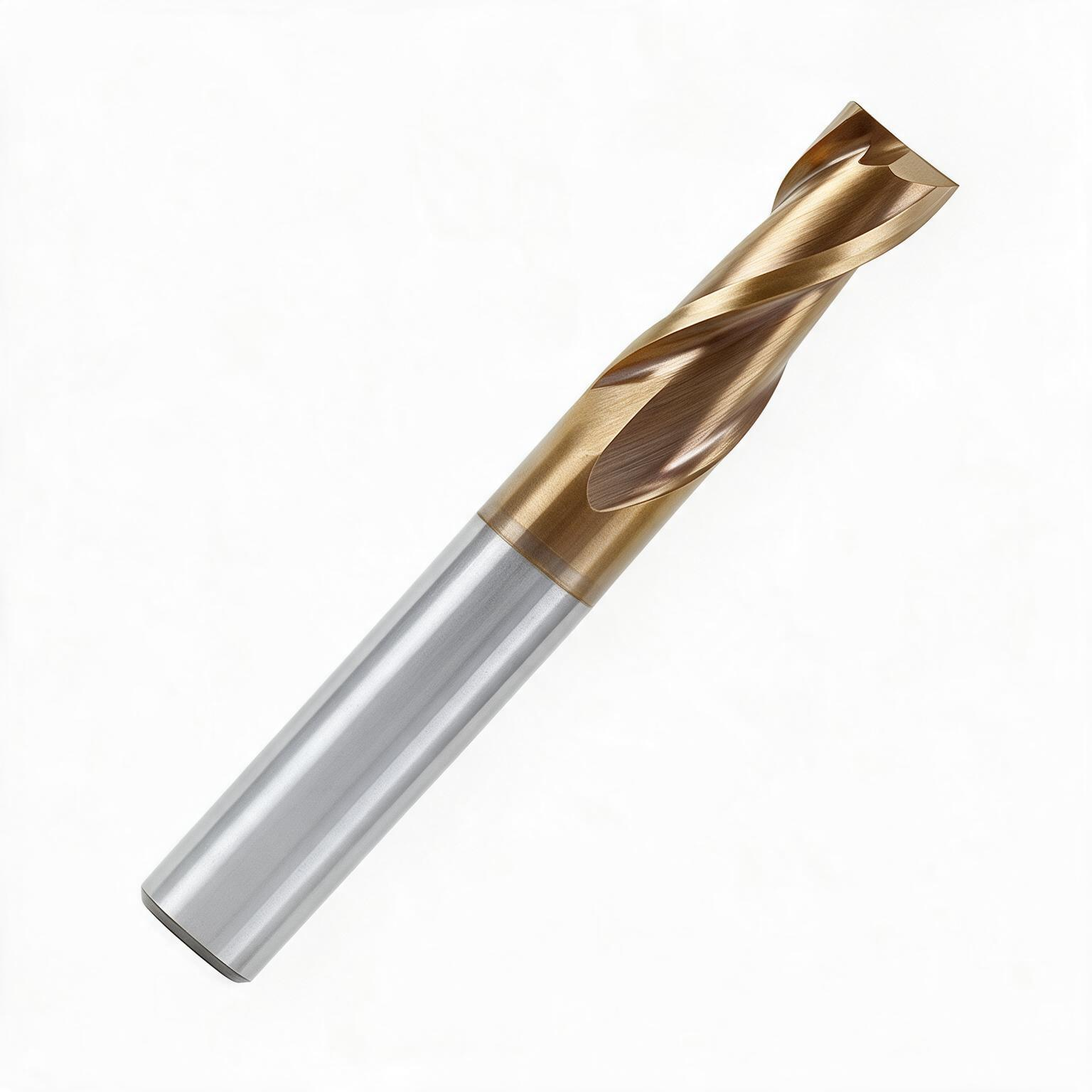 HE-E-2FRR 2-flute flat end mill, solid carbide