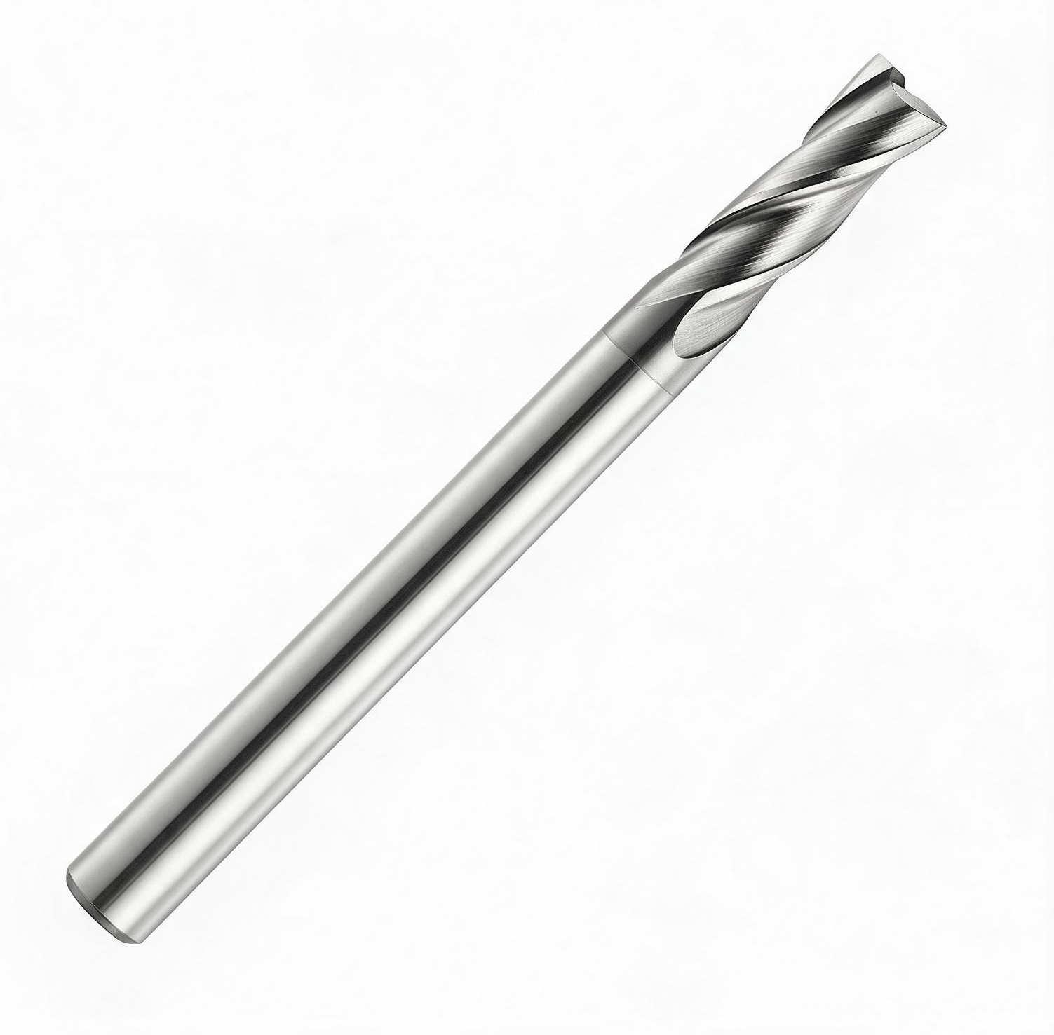 ME-2FSR 2-flute stub length flat end mill, solid carbide